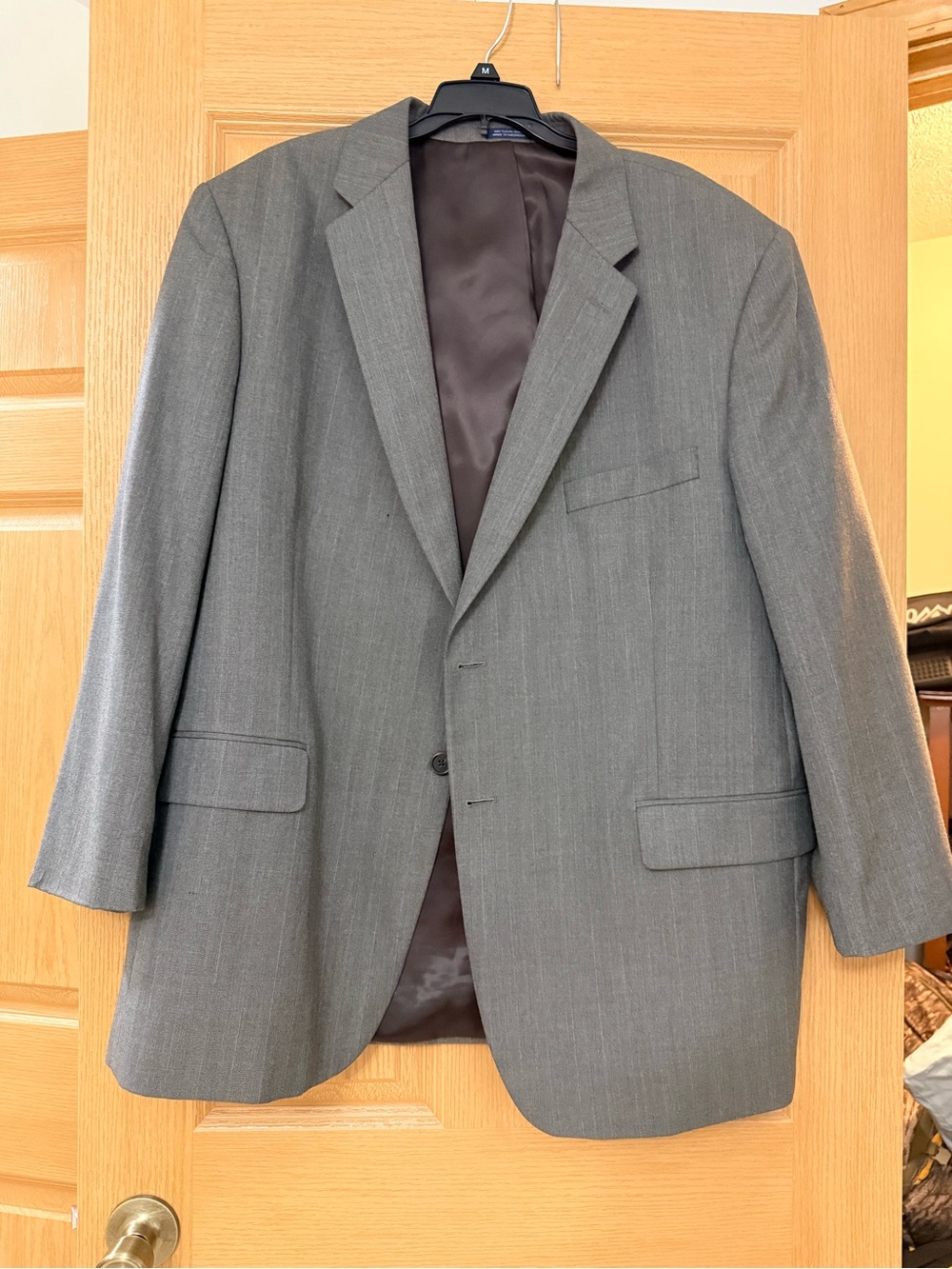 Saddlebred Gray Men's Sport Coat - Subtle Stripe